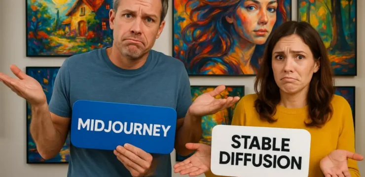 Midjourney vs Stable Diffusion: что выбрать для генерации изображений в 2025 году